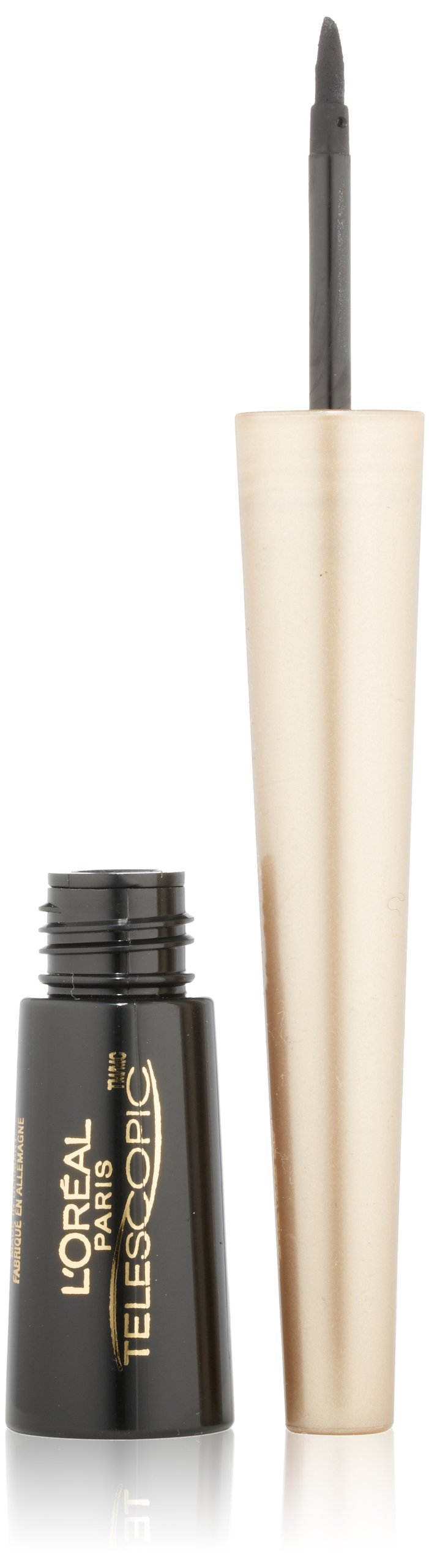 L'Oreal Paris angled felt tip close-up showing precise control for sharp eyeliner lines