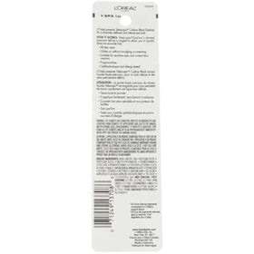 L'Oreal Paris eyeliner beside a ruler illustrating slim 0.08 oz size and portability