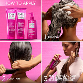 L'Oreal Paris smoothing cream texture close-up for protective coating benefit