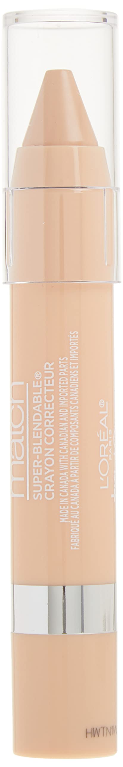 L'Oreal Paris concealer applied under eye demonstrating smooth coverage and blur