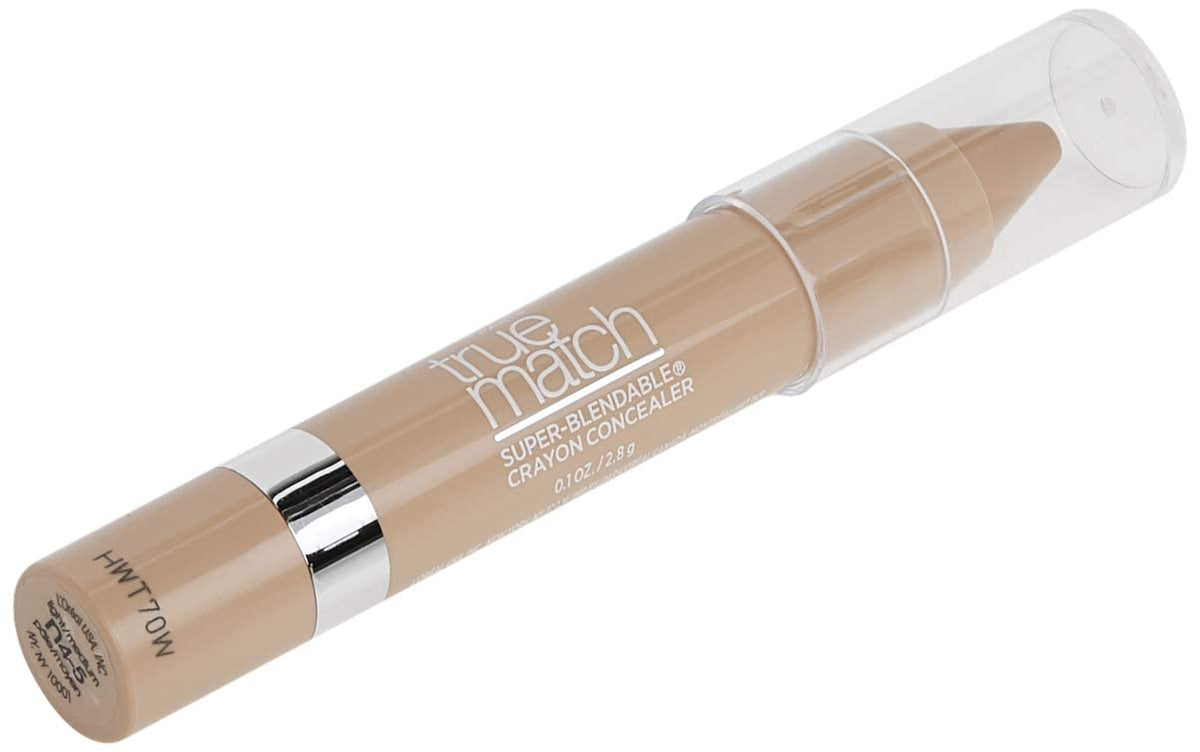 L'Oreal Paris crayon swatches on arm showing blendable finish benefit