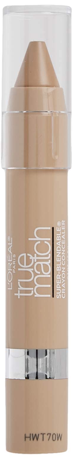 L'Oreal Paris crayon tip close-up for precise spot coverage benefit