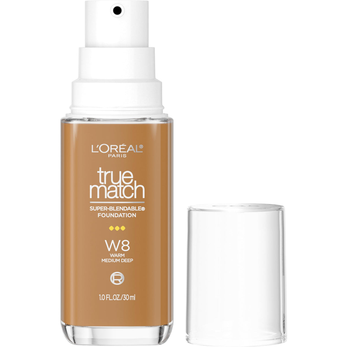 L'Oreal Paris front bottle view showing packaging and easy-pump benefit