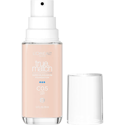 L'Oreal Paris front bottle view showing label and pump for easy dispensing