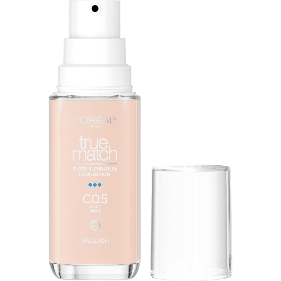 L'Oreal Paris front bottle view showing label and pump for easy dispensing