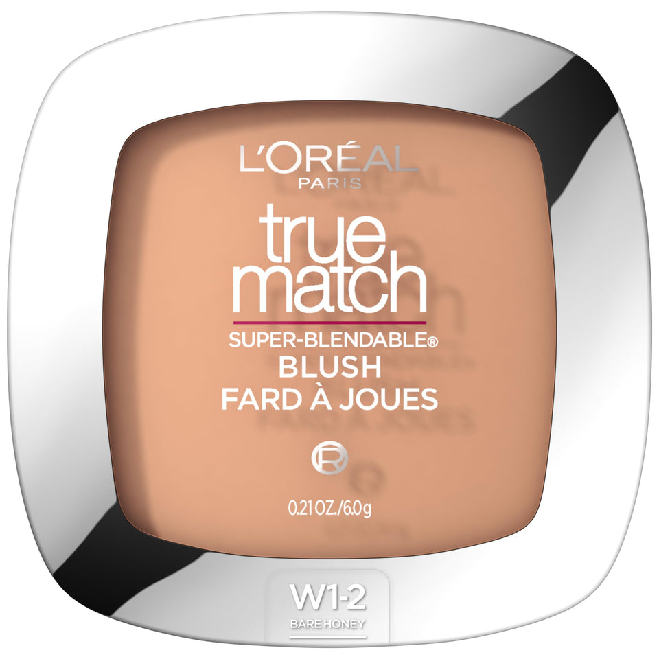 L'Oreal Paris front compact view showing sleek packaging and true-match branding for portability