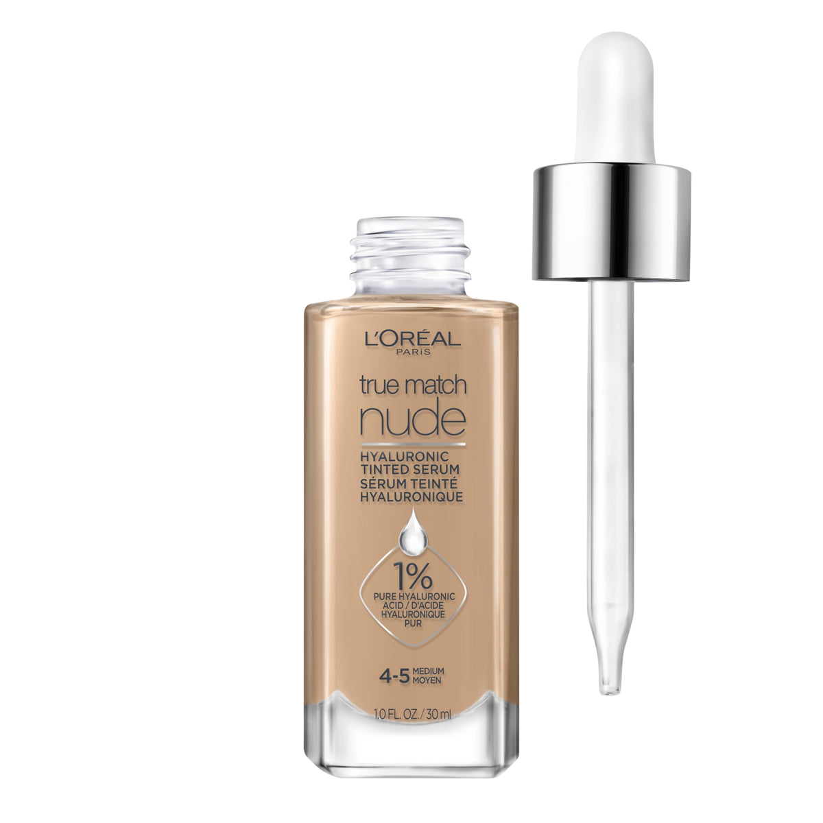 L'Oreal Paris bottle front packaging showing shade and brand benefit