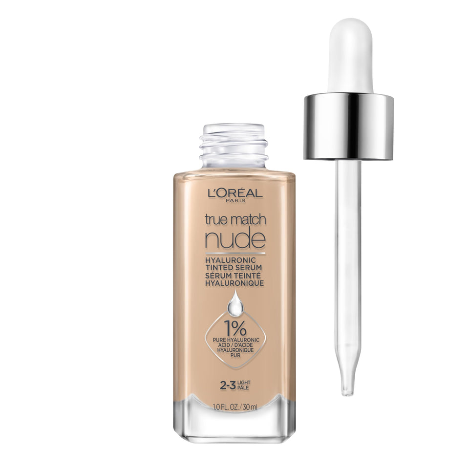 L'Oreal Paris front packaging showing bottle and label with bright finish