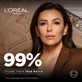 L'Oreal Paris texture swirl of foundation showing blendable finish