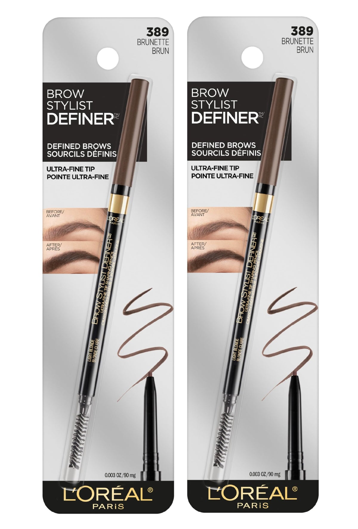 L'Oreal Paris ultra-fine tip close-up drawing hairlike strokes precisely