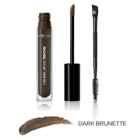 L'Oreal Paris applied on eyebrow demonstrating filling and shaping benefit-visible volume