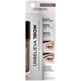 L'Oreal Paris dual-sided angled brush and spoolie close-up for precise application