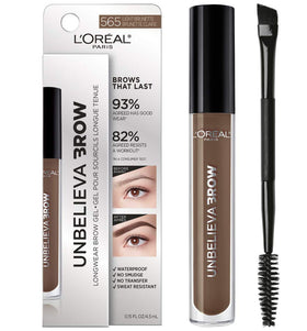 L'Oreal Paris product front packaging showing shade and tube benefits