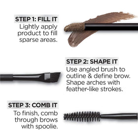 L'Oreal Paris label close-up displaying waterproof formula and ingredient focus