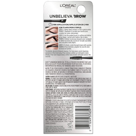 L'Oreal Paris swatch of gel texture showing buildable natural color
