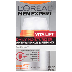 L'Oreal Paris Vitalift front packaging showing product and benefit of firming