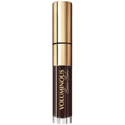 L'Oreal Paris front packaging of Voluminous Brown Balm showing product and shade benefit