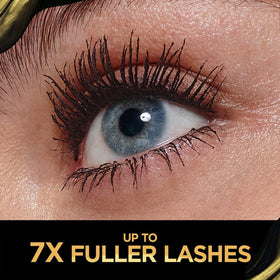 L'Oreal Paris mascara being applied to lashes illustrating lift and separation