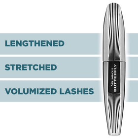 L'Oreal Paris brush close-up highlighting Wing Tip Brush design for fanned lashes