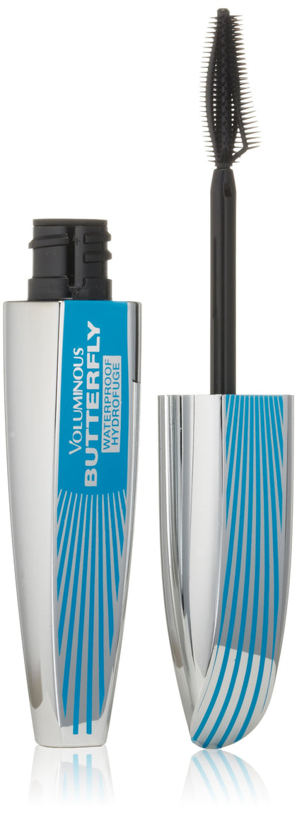 L'Oreal Paris front packaging showing tube and Blackest Black shade for bold definition