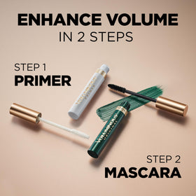 L'Oreal Paris before and after lash comparison showing dramatic volume