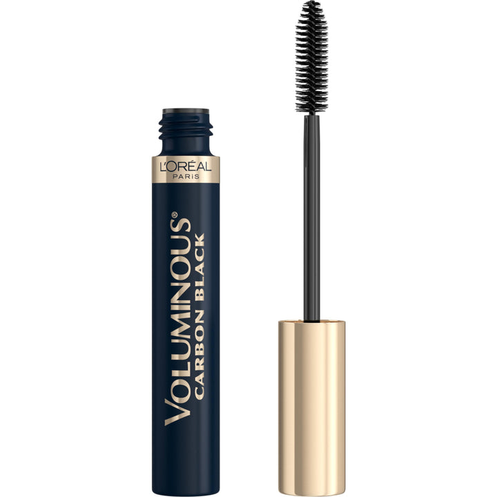 L'Oreal Paris front packaging showing product benefits and Carbon Black shade