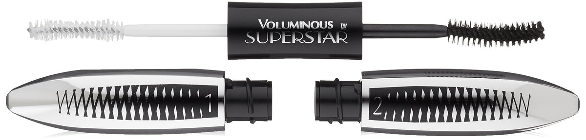 L'Oreal Paris front packaging showing product and bold black shade benefit