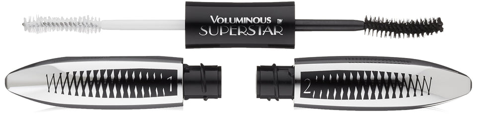 L'Oreal Paris front packaging showing product and bold black shade benefit
