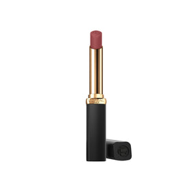 L'Oreal Paris lipstick front packaging showing rich berry shade and slim bullet for precise application