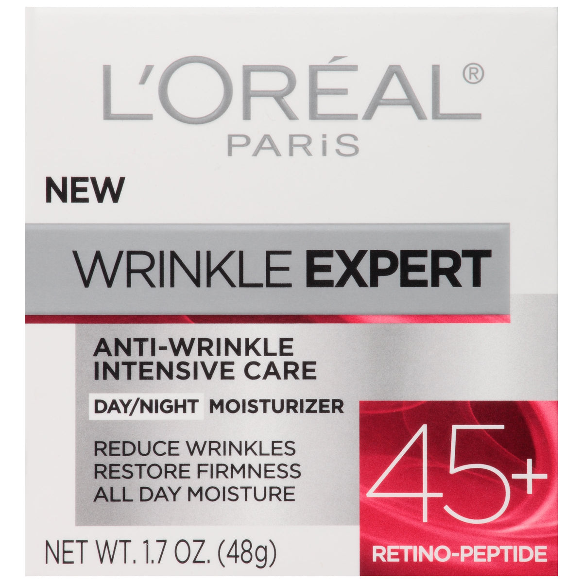 L'Oreal Paris application on hand demonstrating lightweight absorption benefit