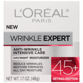 L'Oreal Paris application on hand demonstrating lightweight absorption benefit
