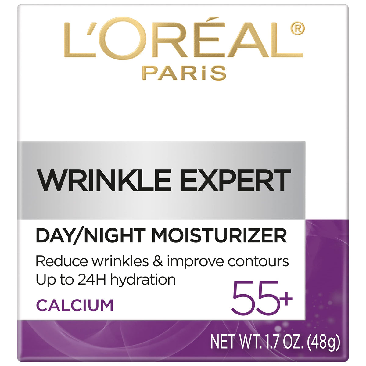 L'Oreal Paris cream texture close-up showing lightweight hydration
