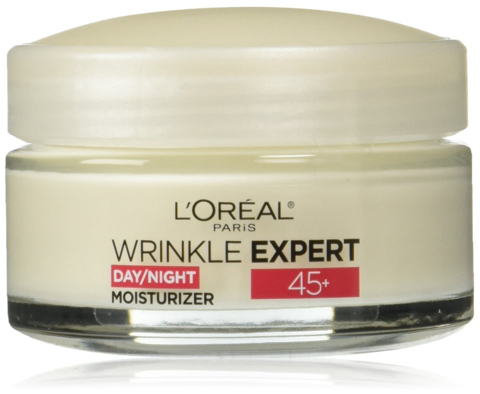 L'Oreal Paris front packaging showing jar and label, brand clarity and benefit