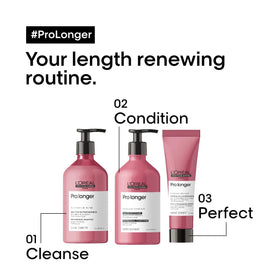 L'Oréal Professionnel bottle held in hand to show product size and scale