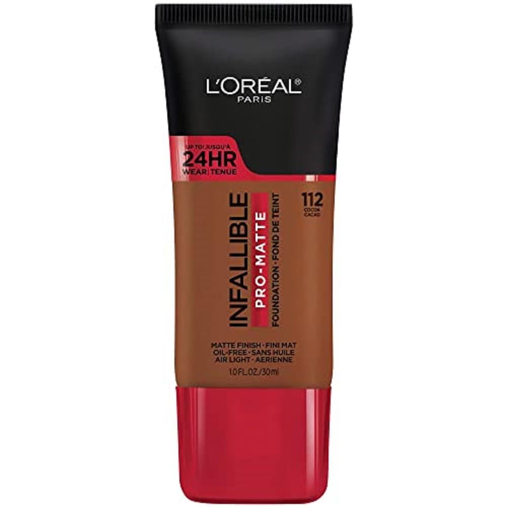 L'Oreal Paris front bottle view showing shade label and longwear benefit