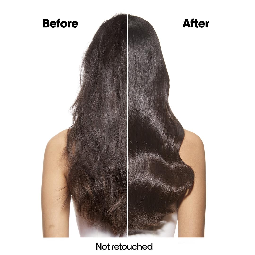 L'Oréal Professionnel Paris cream texture on palm showing lightweight, non-greasy feel
