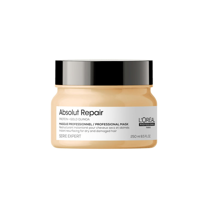L'Oréal Professionnel Paris Absolut Repair front jar showing brand and instant nourishment benefit