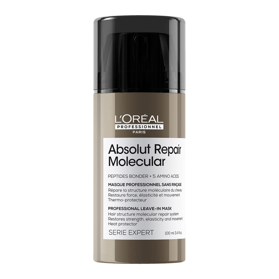 L'Oréal Professionnel Paris front packaging showing product benefit