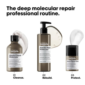 L'Oréal Professionnel Paris label close-up showing key ingredients and bond support