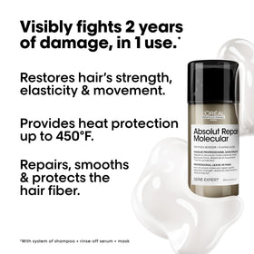 L'Oréal Professionnel Paris pump dispensing leave-in for easy use