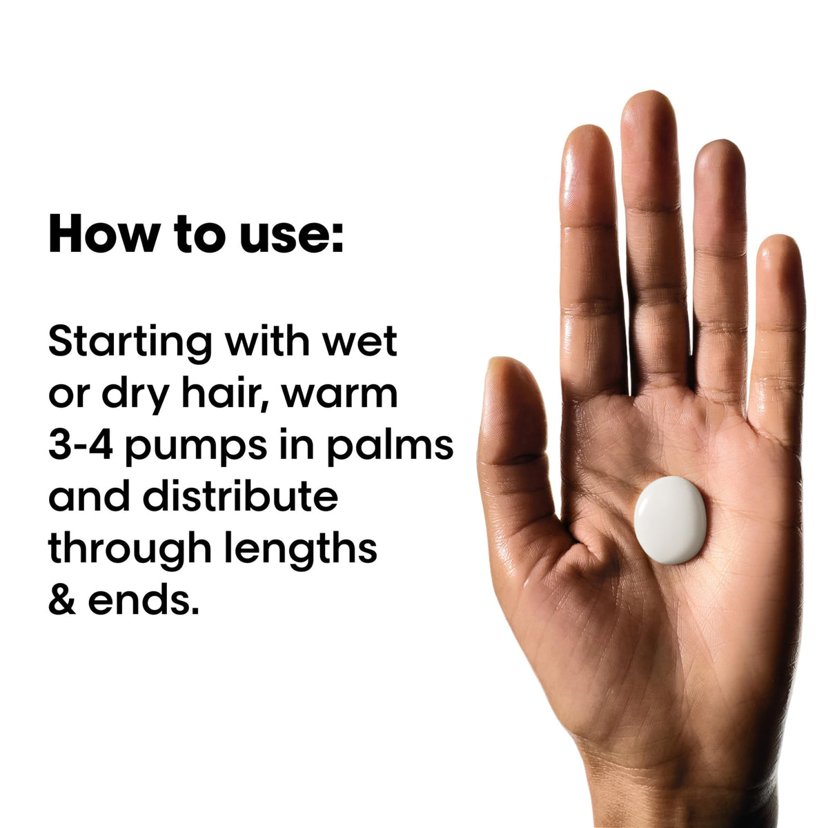 L'Oréal Professionnel Paris bottle next to hand for size and scale clarity