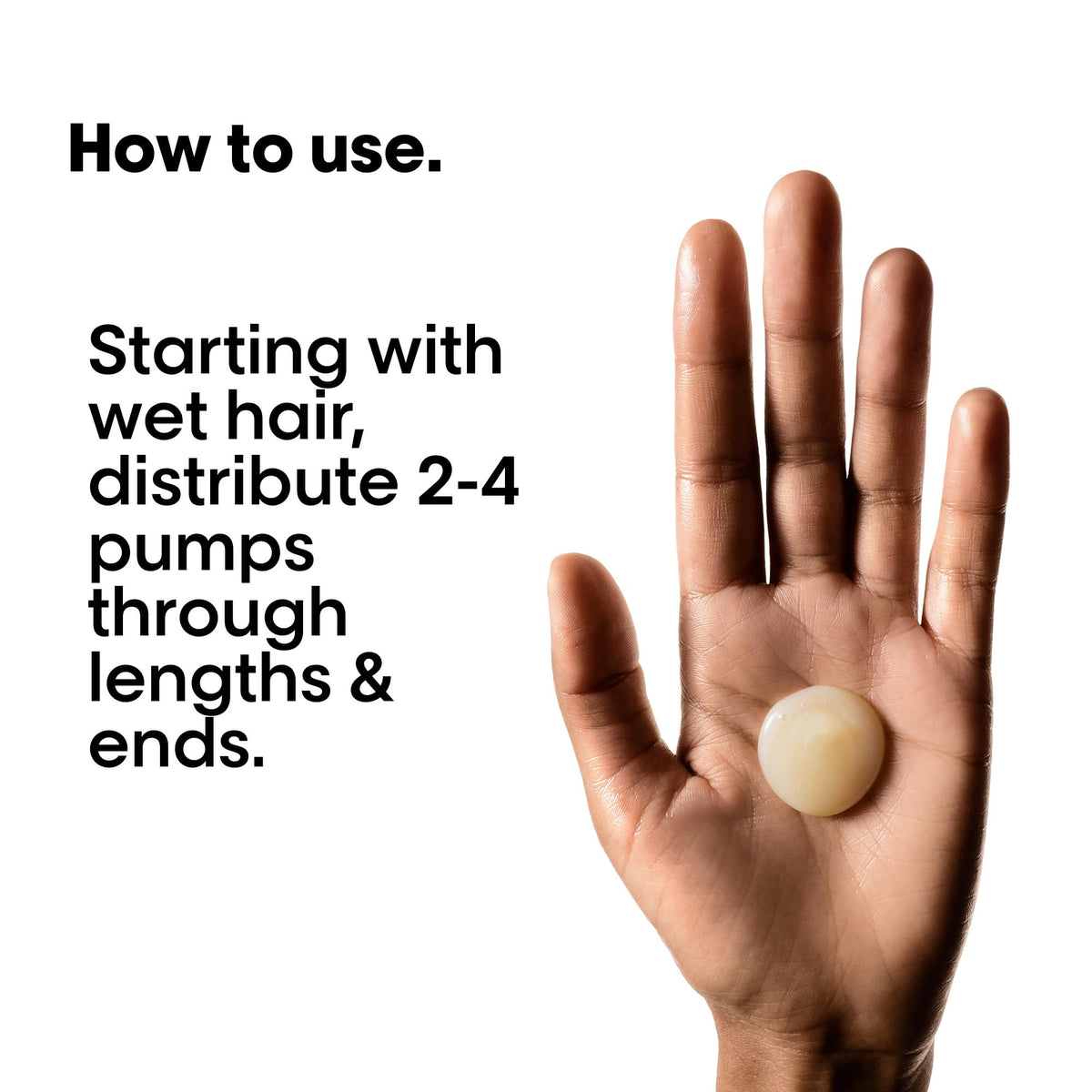 L'Oréal Professionnel wet hair lather demonstrating smoothing and shine