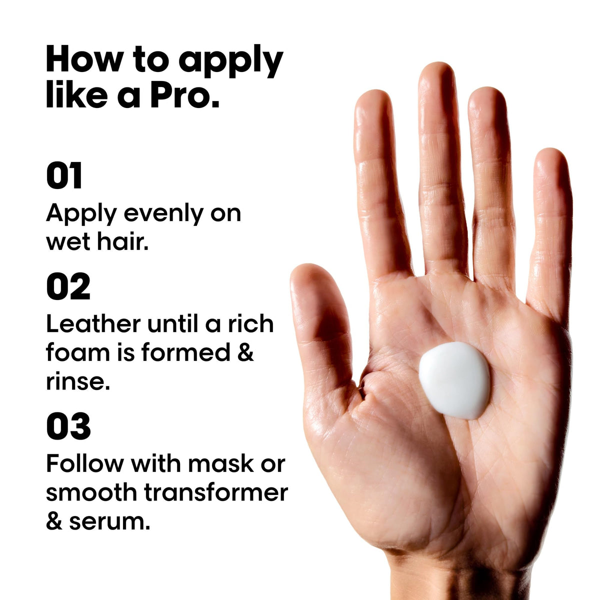 L'Oréal Professionnel back label with ingredient list for safe use
