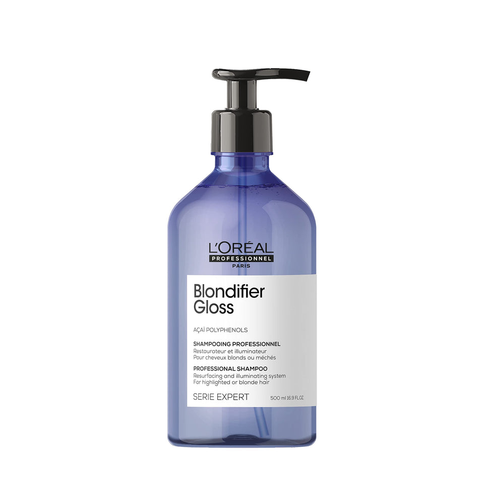 L'Oréal Professionnel front bottle view showing product and brightening benefit