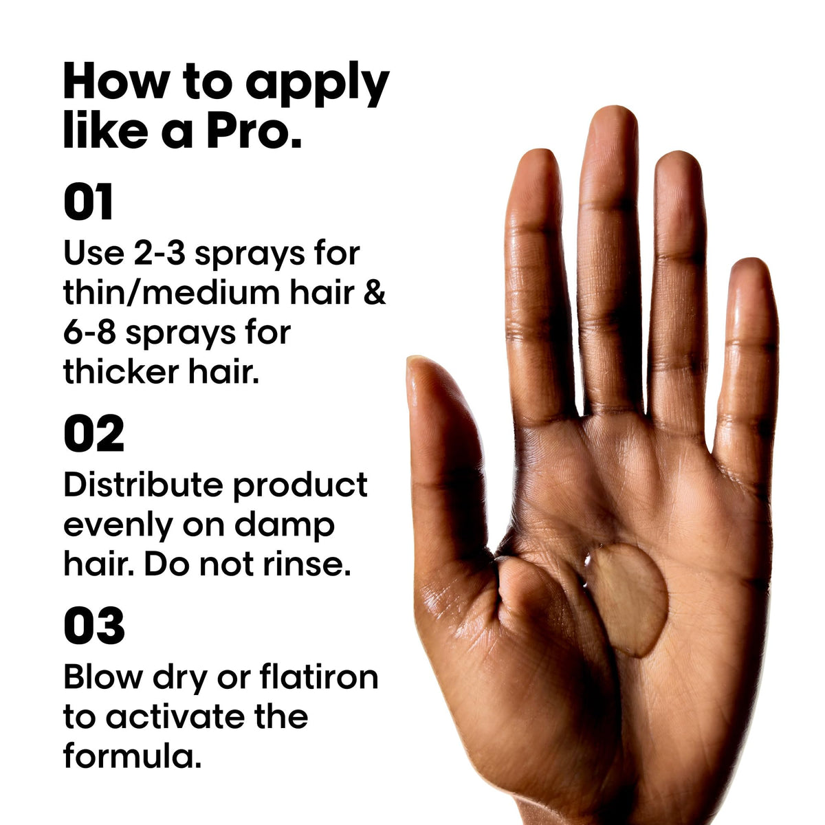 L'Oréal Professionnel blow-dryer activating serum for heat protection benefit