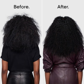 L'Oréal Professionnel Paris being applied to towel-dried curls for definition