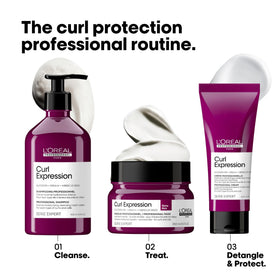 L'Oréal Professionnel can next to hand to show mousse size and easy grip