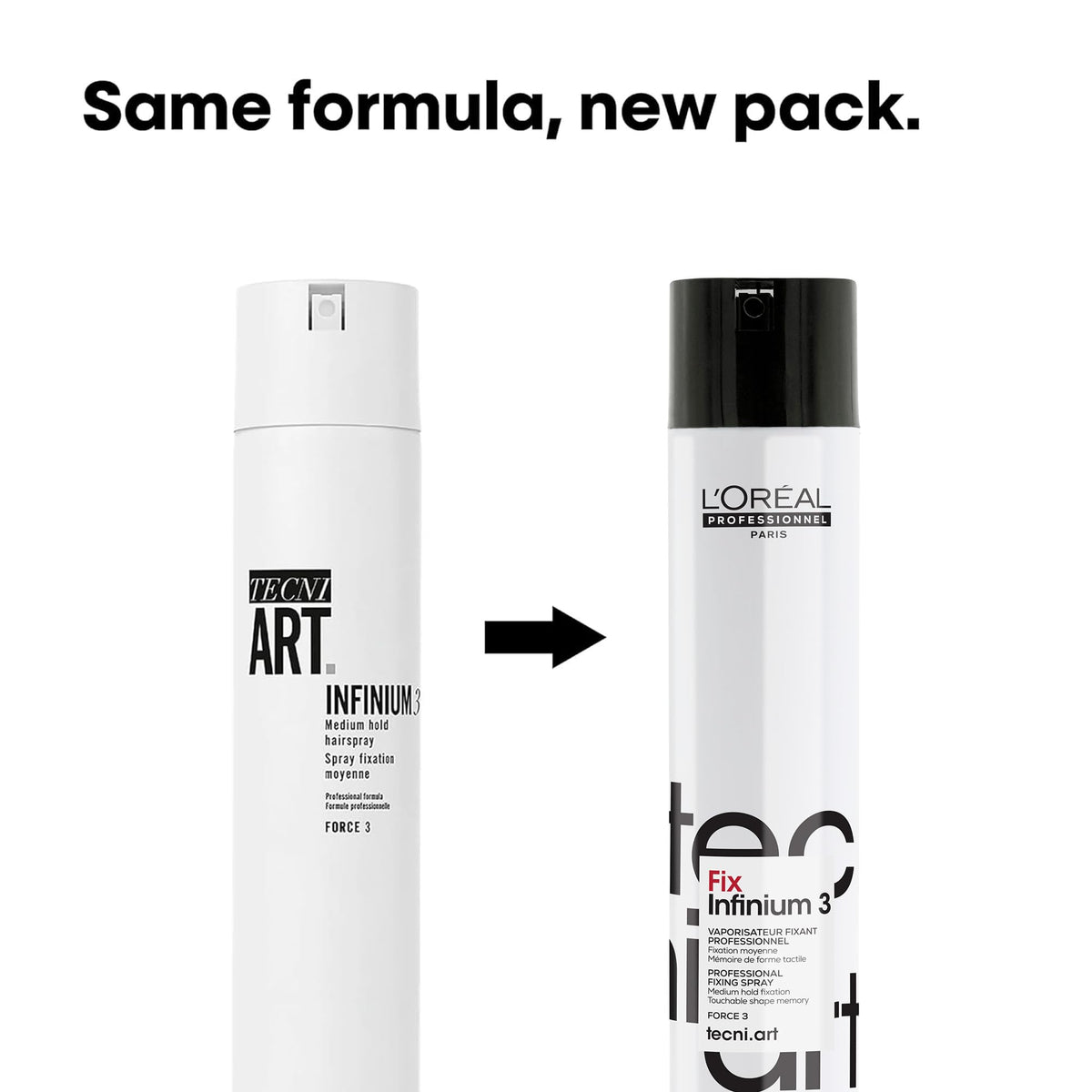 L'Oréal Professionnel nozzle detail highlighting even spray distribution benefit