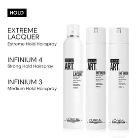 L'Oréal Professionnel in salon lifestyle shot showing professional finish benefit
