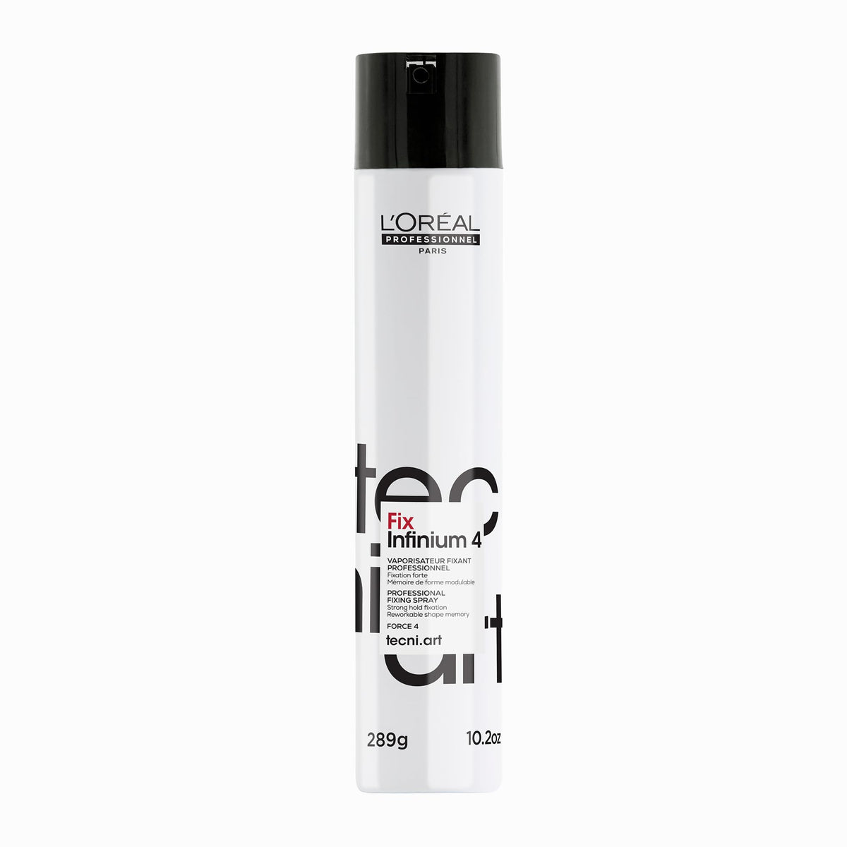 L'Oréal Professionnel front can showing label and strong-hold benefit
